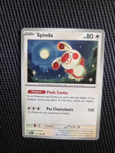 Spinda   EV4:Faille Paradoxe   151-182   Carte Pok�mon Fran�aise Neuve