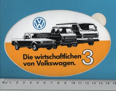 VOLKSWAGEN AUTOMOBILE AUTO UTILITAIRE CAMION MECANIQUE GARAGE   AUTOCOLLANT