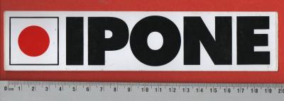 IPONE   MOTO AUTO  KART AUTO RALLYE RACING MECANIQUE GARAGE  C  AUTOCOLLANT