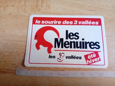 Autocollant LES MENUIRES   LES 3 VALL�ES