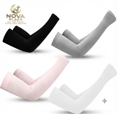 4 Paires de Manchettes de Sport   Compression et Protection Anti UV UPF 50    Re