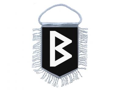 Mini drapeau berkana viking rune fanion