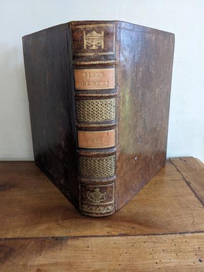 livre ancien Vence - Calmet La Sainte Bible T 6 :Tobie Judith Esther Job   1770