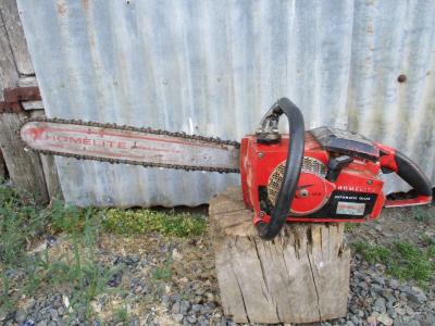 Ancien Tronconneuse de Collection HOMELITE XL123 Pas REXO,Husqvarna,Dolmar.Stihl