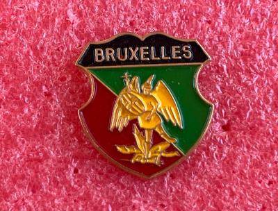T38 Pins Bruxelles Brussels blason aigle Belgium souvenir Vintage lapel pin