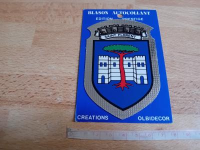 Blason autocollant SAINT FLORENT
