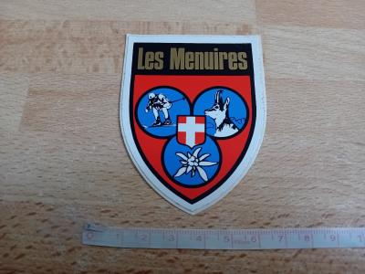 Ecusson autocollant LES MENUIRES