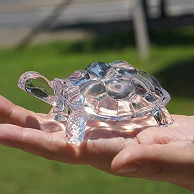 Mini statue porte bonheur ornement tortue cristal feng shui bureau d�coration bureau maison