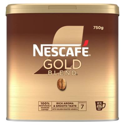 Nescaf� Gold Blend caf� instantan� 750 g �tain pour f�te de bureau caf� festif