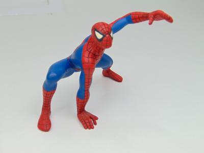 mini statue r�sine spiderman attakus bombyx vintage 1999 marvel 888 exemplaire