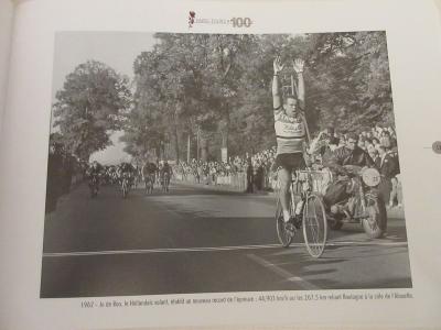 CYCLISME PHOTO 53 PARIS TOURS 1962 Jo de ROO au dos 1963 Guy IGNOLIN