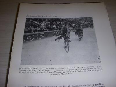 CYCLISME COUPURE LIVRE F374 TOUR de FRANCE 1932 Andr� LEDUCQ Marcel BIDOT