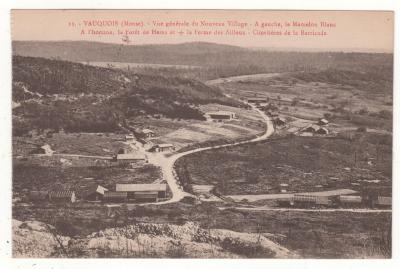 CPA 55   VAUQUOIS : LA NOUVEAU VILLAGE (MEUSE) MILITARIA VERDUN 1914 1918   WW1
