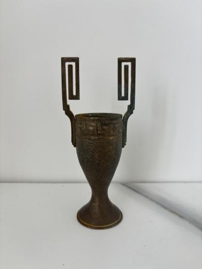 WWI French Trench Art Vase 37mm Shell Case 1916 Pinchard Denys Paris Militaria