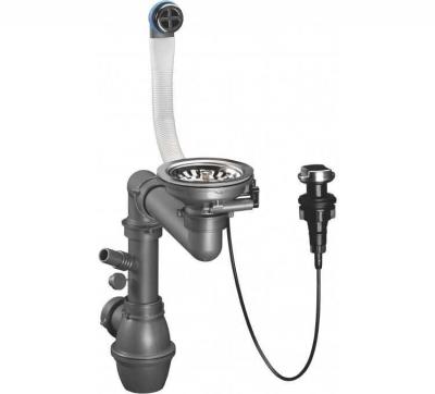 Bonde de Vidage Automatique Premium Chrome pour �vier 1 cuve