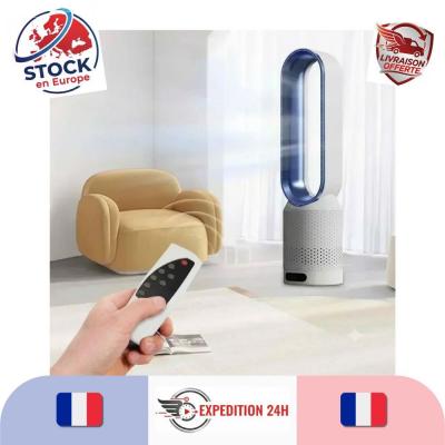 Ventilateur Colonne Sans Pales Silencieux Purificateur Air T�l�com 8 Vitesses