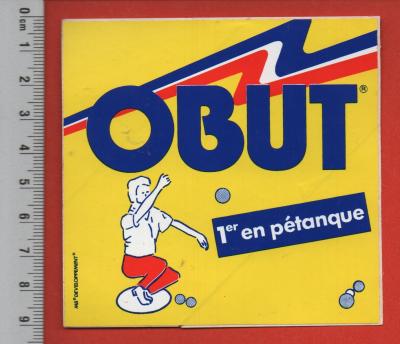 OBUT   PETANQUE   C   AUTOCOLLANT