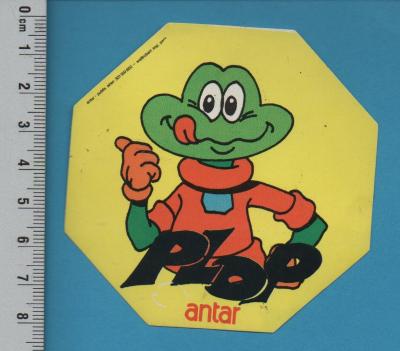 ANTAR   HUILE LUBRIFIANT AUTO RALLYE   PLOL LA GRENOUILLE   AUTOCOLLANT