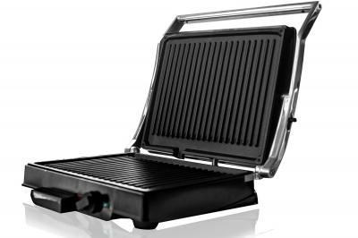Po�le � griller �lectrique avec double plaque en fonte antiadh�sive 1800 W | ...