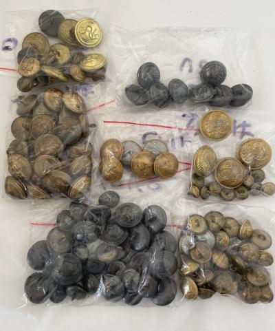 Lot de boutons militaire anciens-6042V15