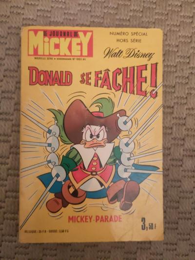 LE JOURNAL DE MICKEY   DONALD SE F�CHE !   1971