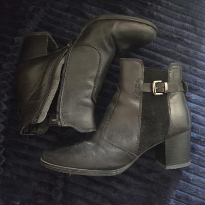 Bottine Noir A Talons Femme Taille 38