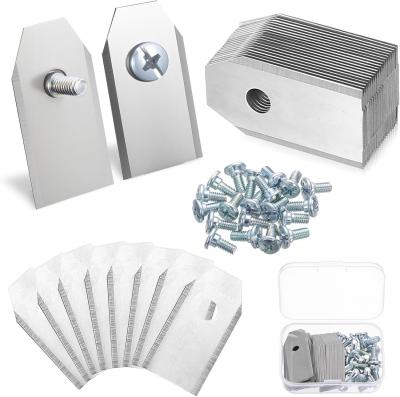 20 Pcs Lame Tondeuse � Gazon Universelle, Lame De Rechange Pour Robot Tondeuse,