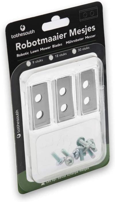 9X � Lot De 9 Lames Pour Tondeuse Robot En Acier Compatible Avec Worx Landroid L