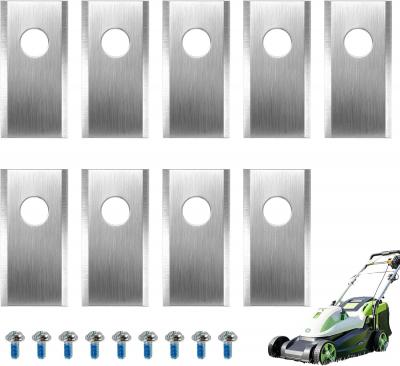 9PCS Lames Pour Robot Tondeuse Compatibles, Lames De 36,2 X 18 Mm En Acier Inoxy