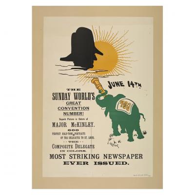 Affiche Politique Vintage | Art Mural Historique | D�cor de Bureau