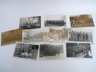 11 Swiss Militaria Zurich Photo Postcards (18775)