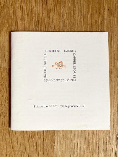 HISTOIRE DE CARR�S HERM�S LIVRET CATALOGUE PRINTEMPS �T� 2011 FOULARD BOOKLET