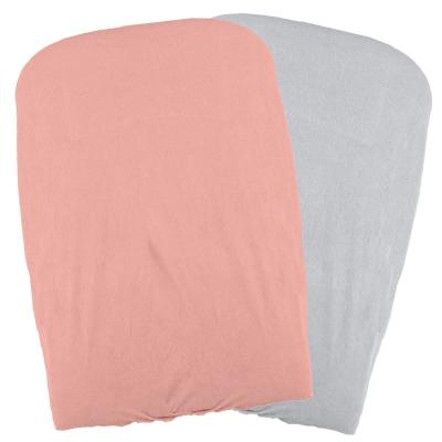 Set de 2 Housses de Matelas � Langer P�che-Perle Orange 2 Unit�s