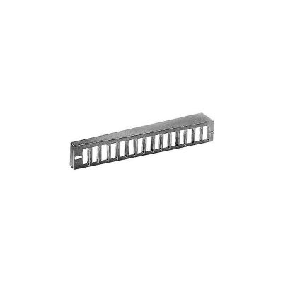 Registre N � glissi�re inclin�e en acier galvanis� pour grille de conduit 425x7