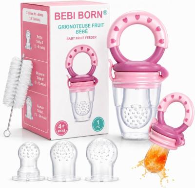 Grignoteuse B�b� Evolutive En Silicone Sans BPA   T�tine D'Alimentation S�curis�
