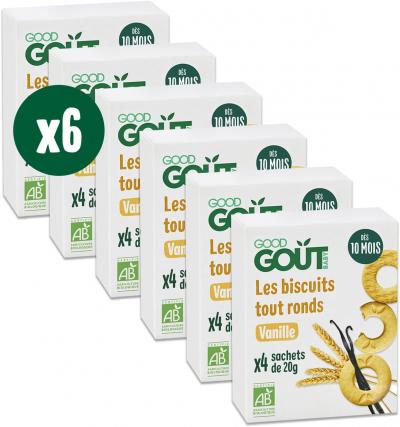 Les Biscuits Tout Ronds Vanille   Biscuits B�b�   D�s 10 Mois  Bio   Sans Huil