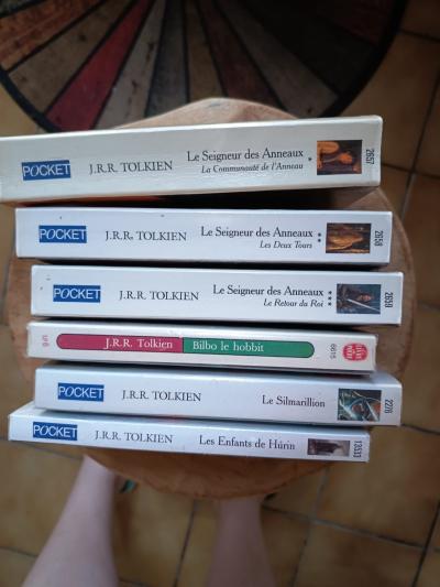 Lot N�1 de J R R Tolkien Le Seigneur des Anneaux Bilbo Hobbit Silmarillion H�rin