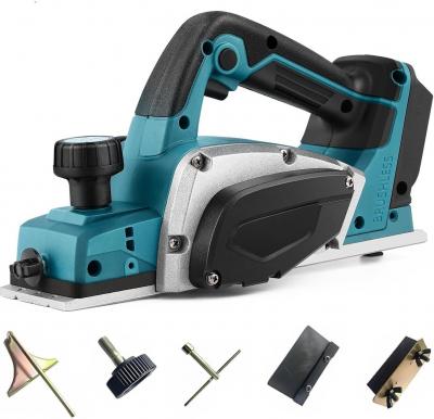 Rabot Sans Fil Raboteuse Compatible avec Batteries Makita 18V LXT (SANS BATTERIE