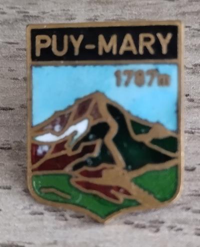 Pin's Puy Mary 1787 m Blason Embl�me