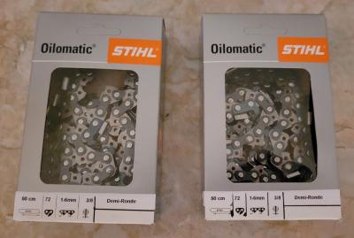 Lot : x2 Cha�nes Semi Ronde 50 cm tron�onneuse stihl
