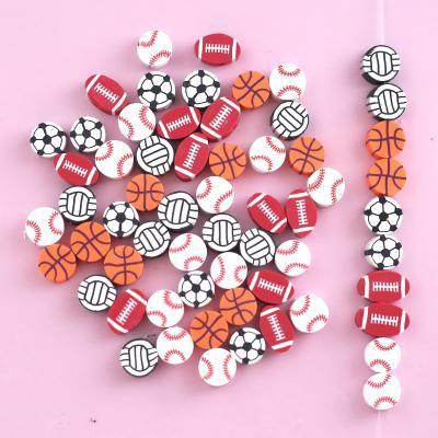 Lot de 300 perles rondes en argile polym�re, 10 mm, multicolores, perles Heis...