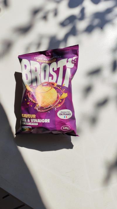 2 paquets de chips Brosti collector : Sel & Vinaigre