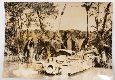 PHOTO OFFICIEL BRITANIQUE DE PRESSE MILITARIA 1945 15X21cm Arakan Troupes