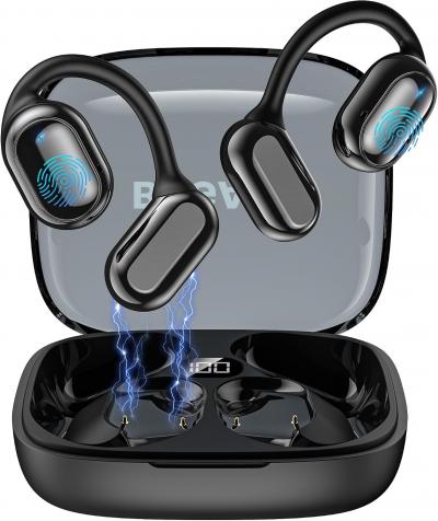 �couteurs Bluetooth Sport IPX5, 40H Autonomie, Conduction Osseuse, Hifi St�r�o
