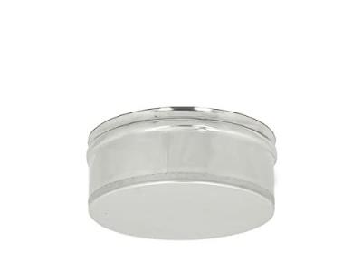 Raccord en T 90� pour conduit de chemin�e en acier inoxydable D 80 bouchon D ...