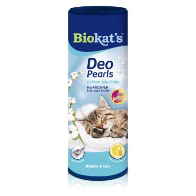 Biokat s Deo Pearls fleur de coton  Compl�ment de liti�re parfum� pour la fra...