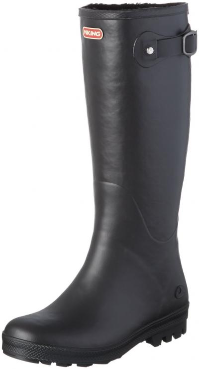 Femme Fo x y  Wa r m  Gummistiefel, Noir, 38 EU