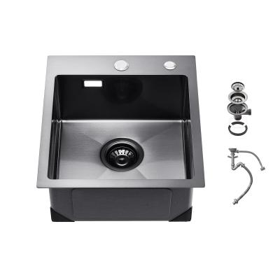 �vier de Cuisine 40 cm � Montage par le Haut en Acier Inox 304, Cuve Simple �...
