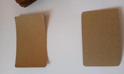 Lot de 100 cartes carton