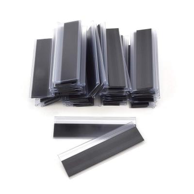 Lot de 50 porte�tiquettes magn�tiques pour �tiquettes � ins�rer Largeur 200 m...